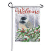 Carson Holly Chickadee Garden Flag