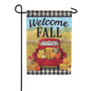 Carson Fall Red Truck Garden Flag