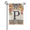 Carson Monogram Garden Flag - Autumn Spray