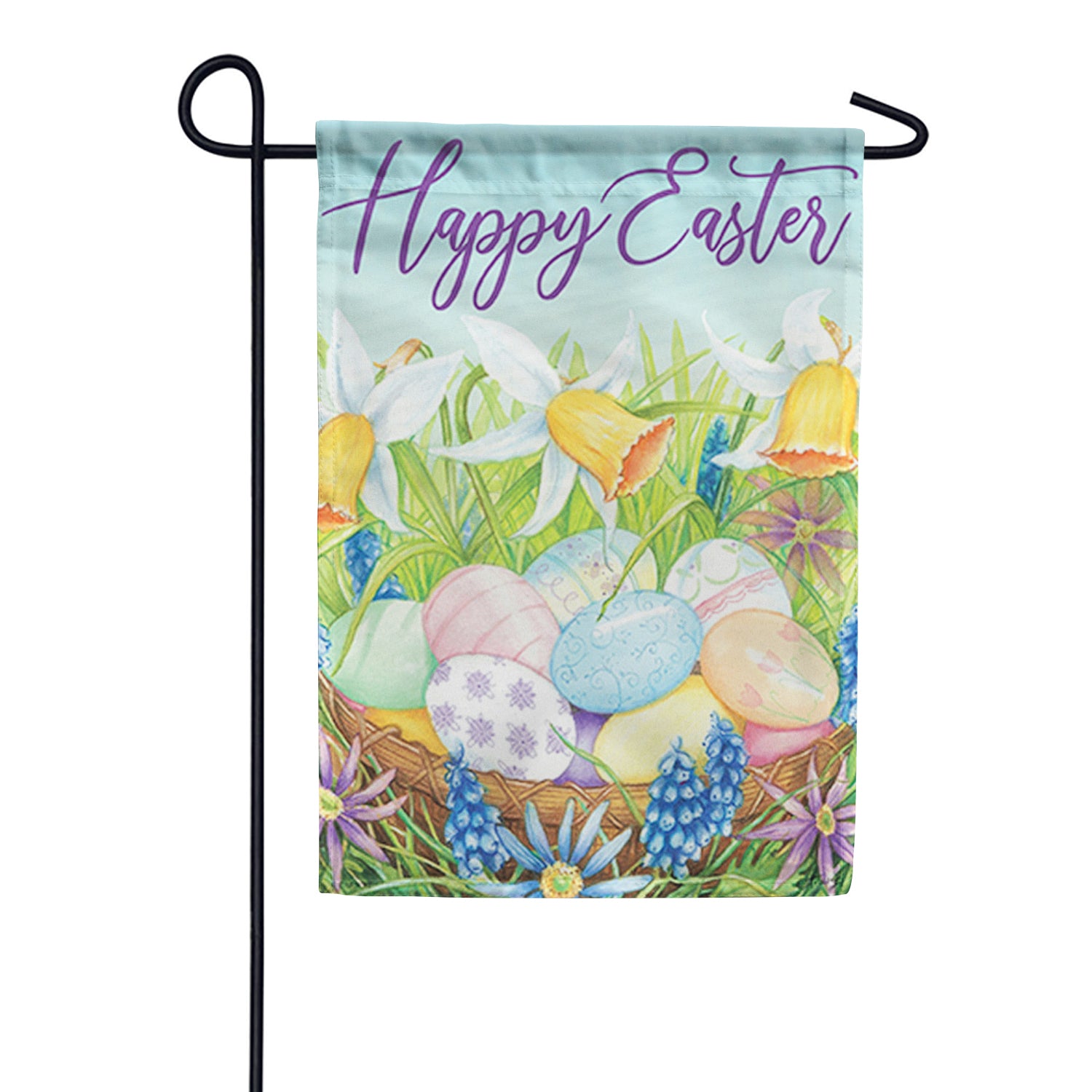 Carson Eggs Basket Garden Flag