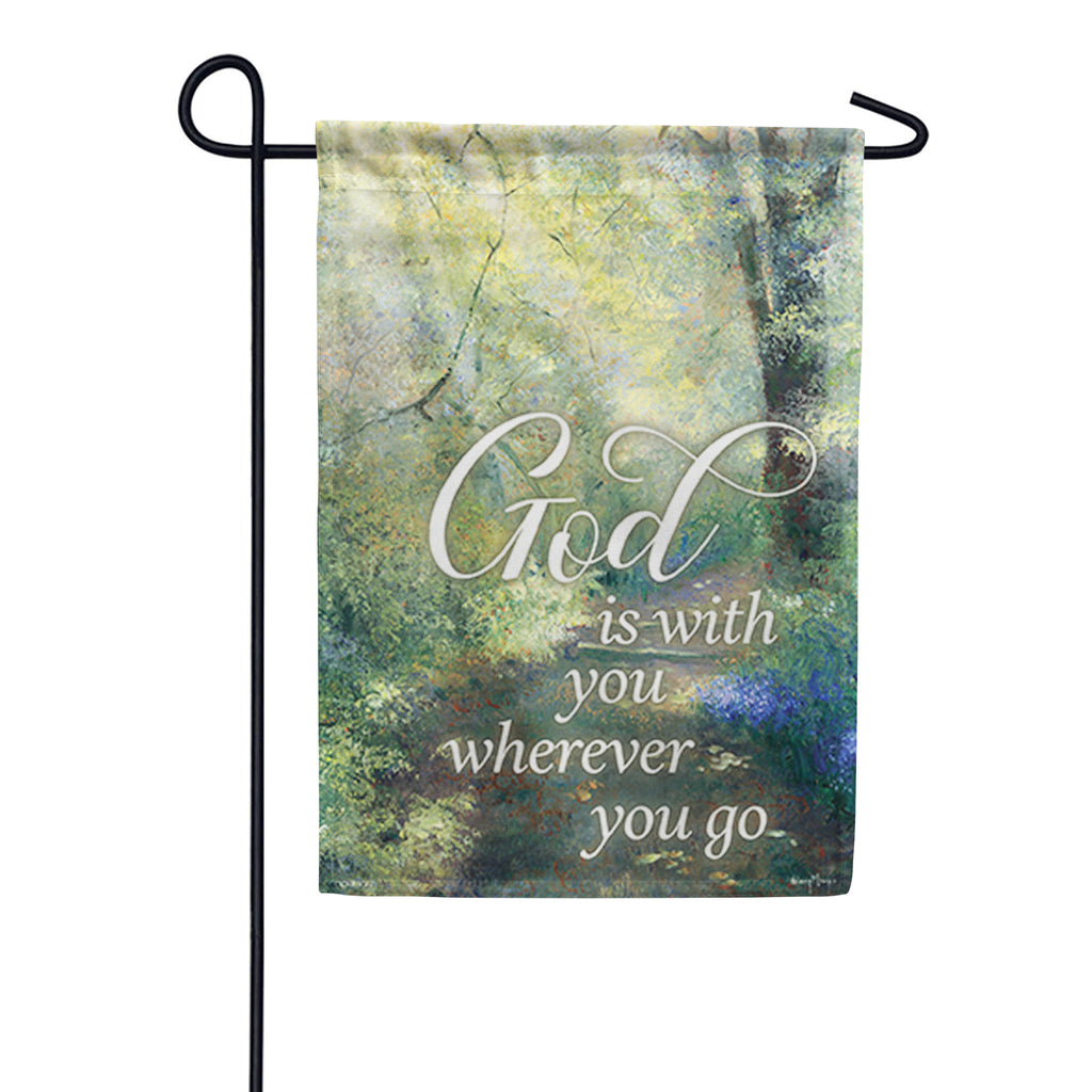 Carson Bluebell Wood Dura Soft Garden Flag