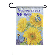 Carson Sweet Sunflowers Welcome Garden Flag