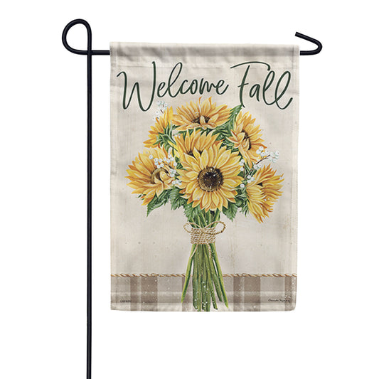 Carson Autumn Bouquet Welcome Garden Flag