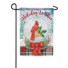 Carson Cardinal Snow Globe Garden Flag