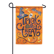 Carson Glittertrends Garden Flag - Get Spooky