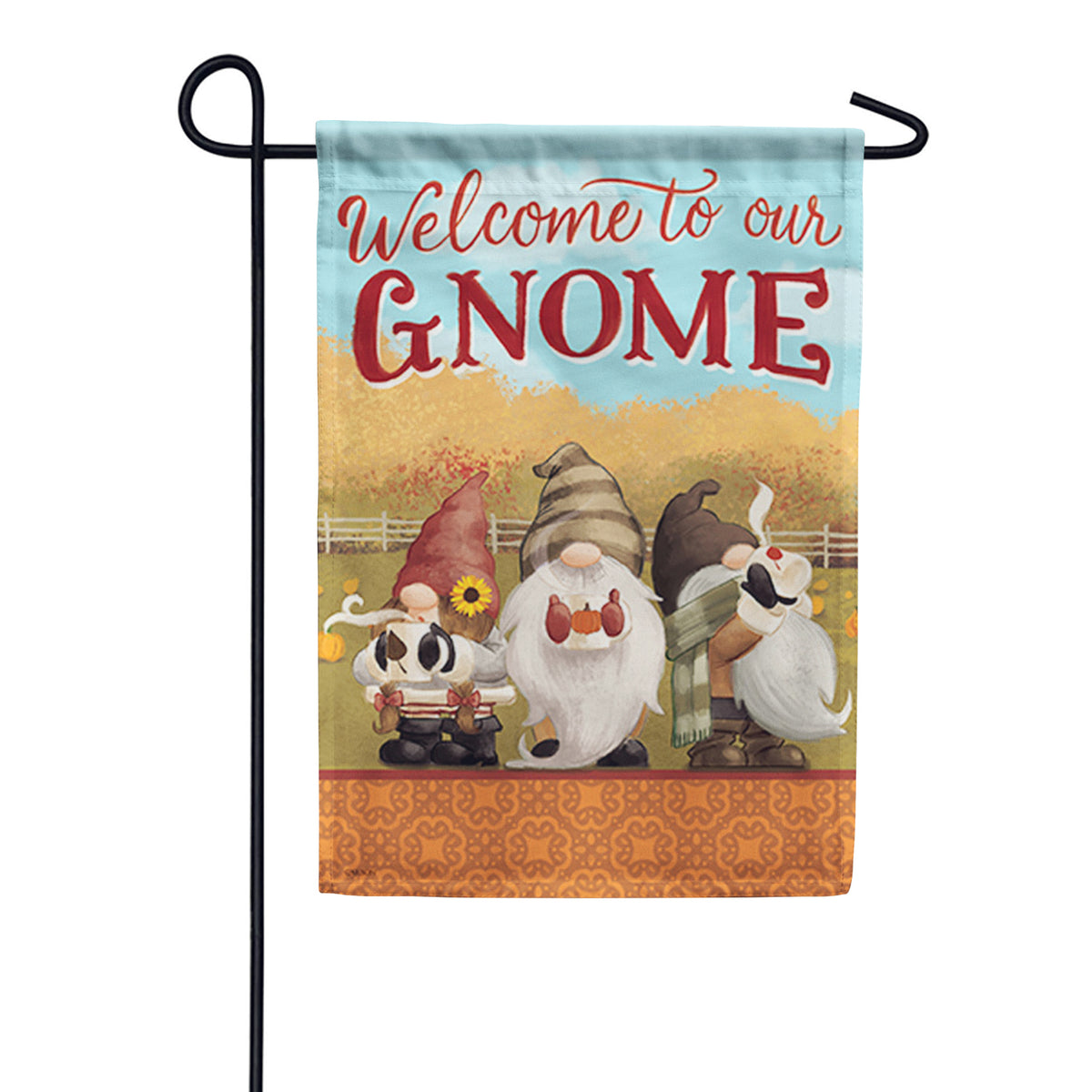 Carson Our Gnome Garden Flag