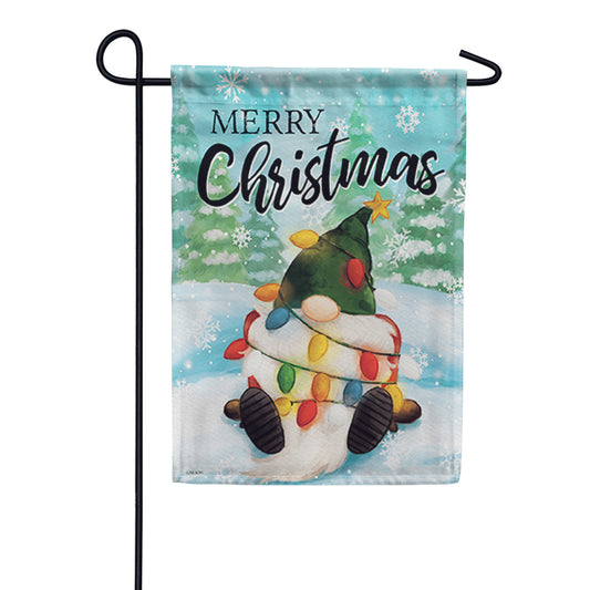 Carson Christmas Gnome Garden Flag