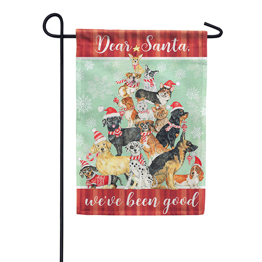 Carson We've Been Good Garden Flag
