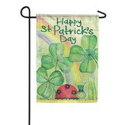Carson Garden Flag - St. Pat's Ladybug
