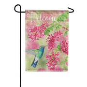 Carson Garden Flag - Pink Currant Hummingbird