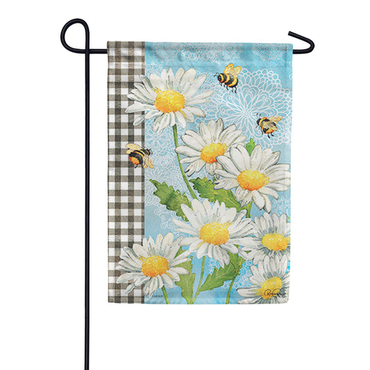 Carson Bees & Daisies Garden Flag