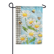 Carson Bees & Daisies Garden Flag