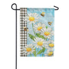 Carson Bees & Daisies Garden Flag