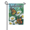Carson Garden Flag - Monarch on Daisies