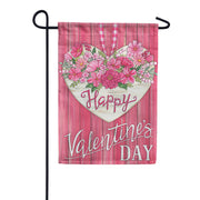 Carson Tin Heart DuraSoft Garden Flag