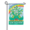 Carson Shamrock Shoes Garden Flag