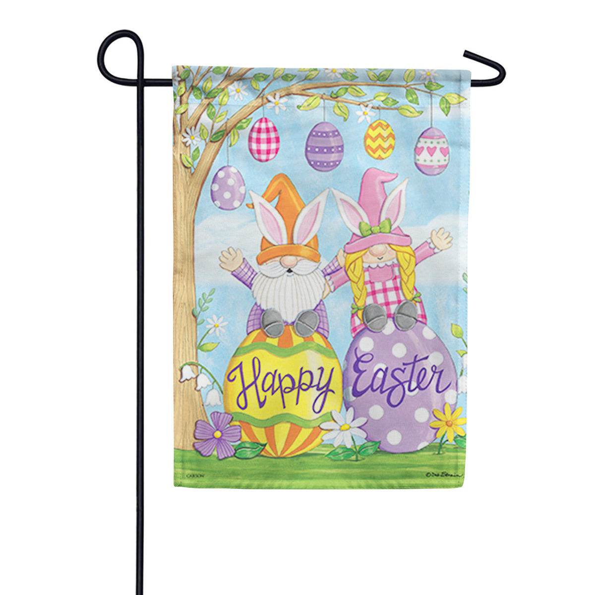 Carson Easter Gnomes Garden Flag