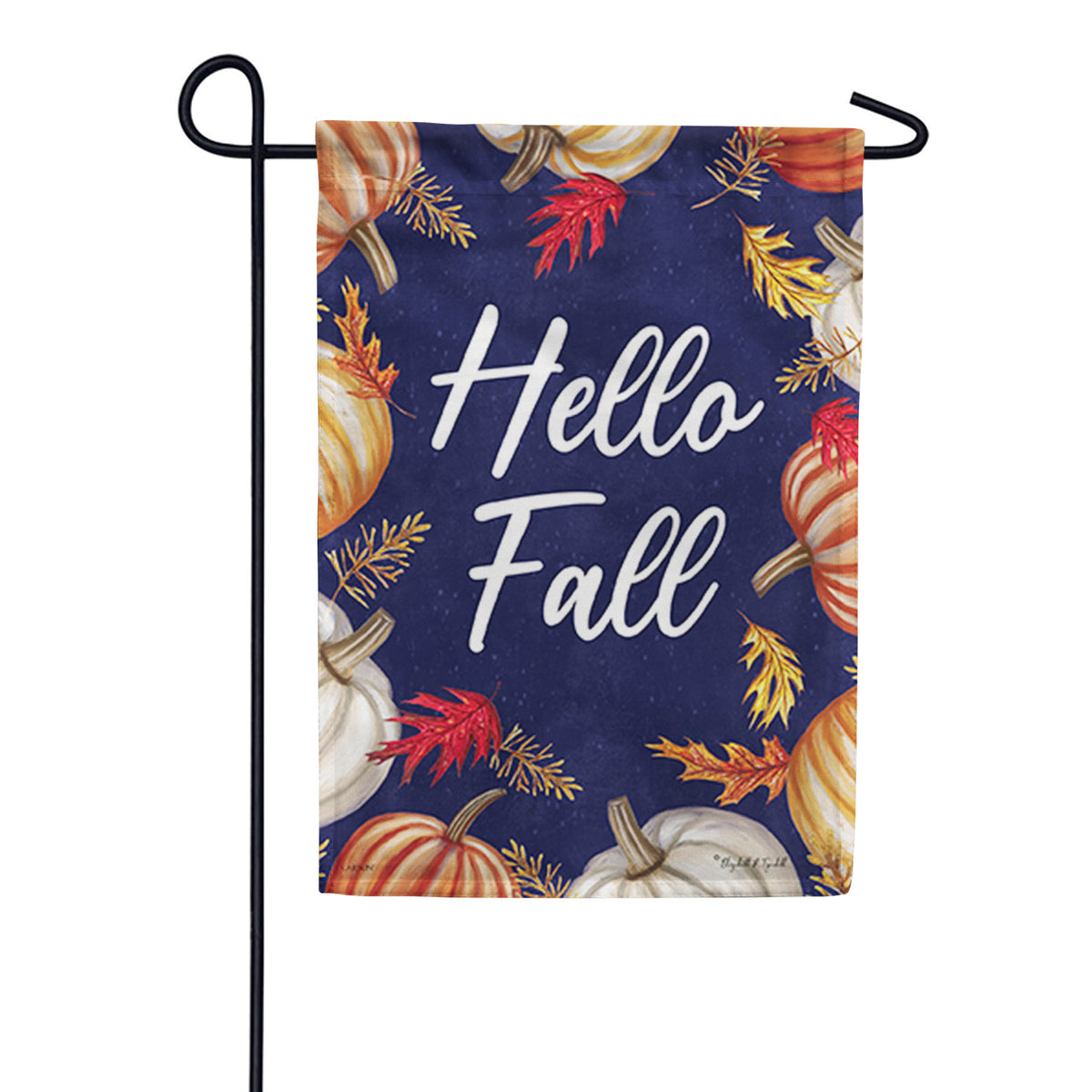 Carson Pumpkin Frame Garden Flag