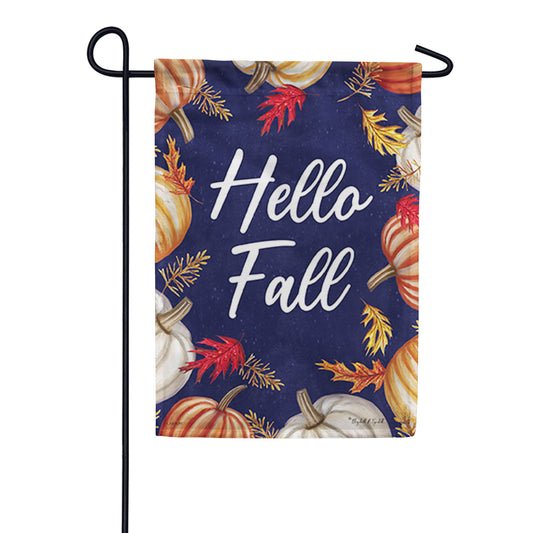 Carson Pumpkin Frame Garden Flag