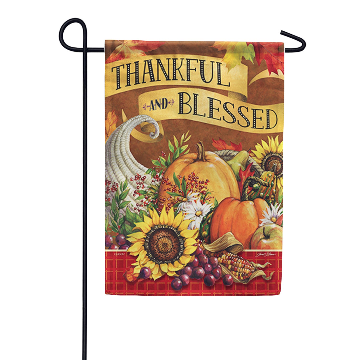 Carson Bountiful Fall Garden Flag