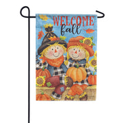 Carson Scarecrow Couple Garden Flag