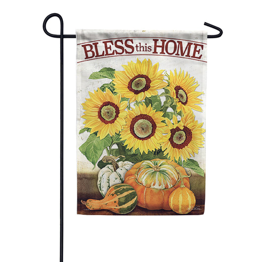Carson Sunflowers & Gourds - Garden Flag