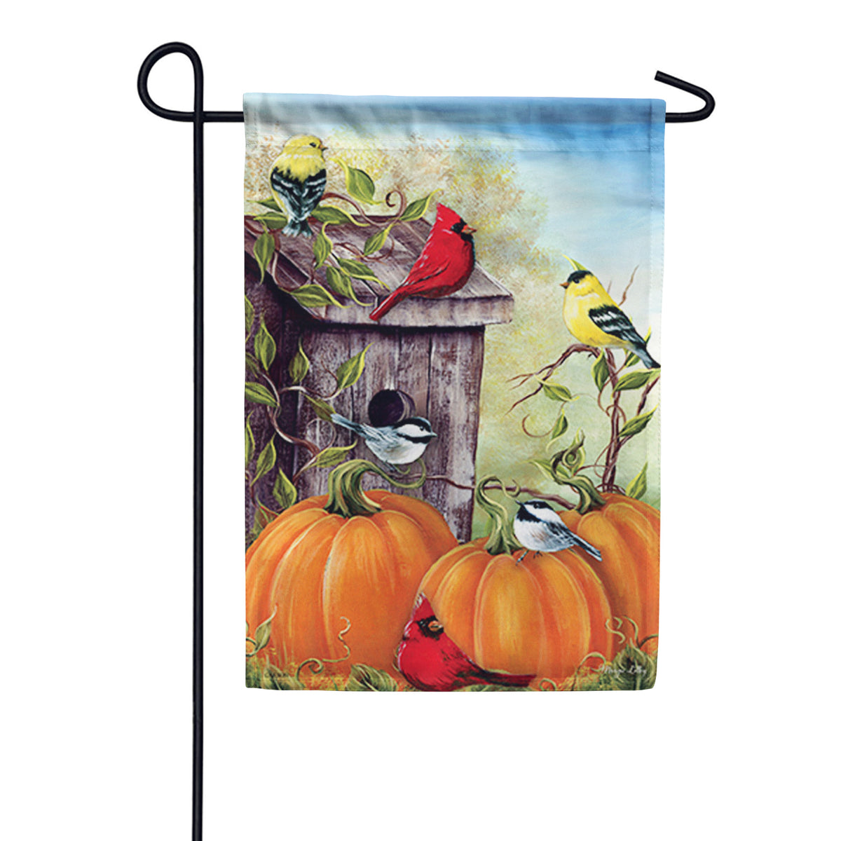 Carson Autumn Garden - Garden Flag