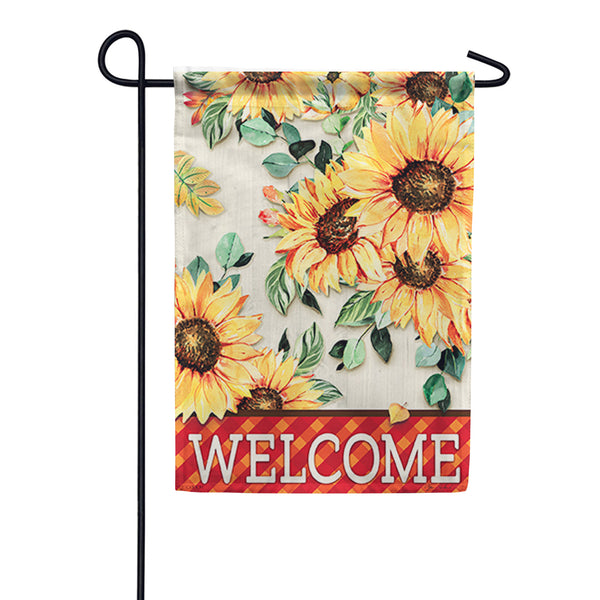 Carson Sunflower Cluster - Garden Flag