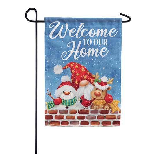 Carson Santa Gnome & Friends - Garden Flag