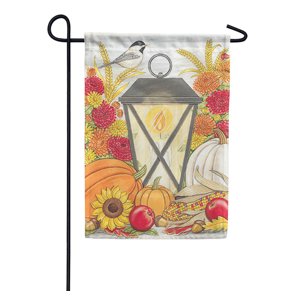 Carson Autumn Lantern - Garden Flag