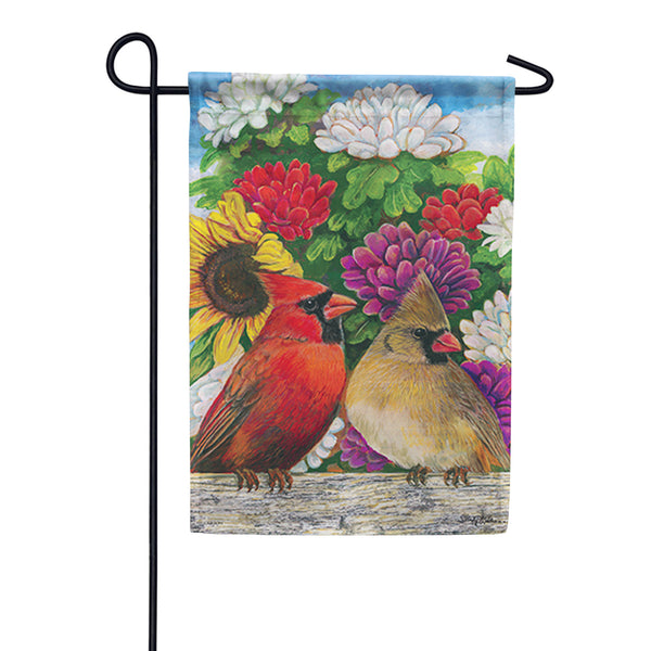 Carson Cardinals in Autumn - Garden Flag