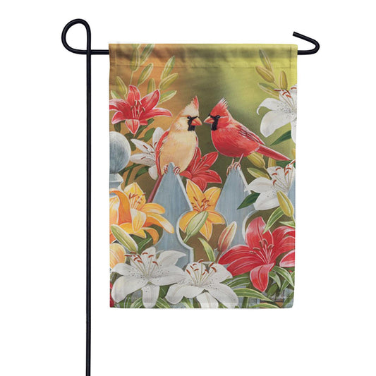 Carson Cardinal Pair - Garden Flag