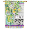 Carson Home Sweet Lemons Dura Soft House Flag