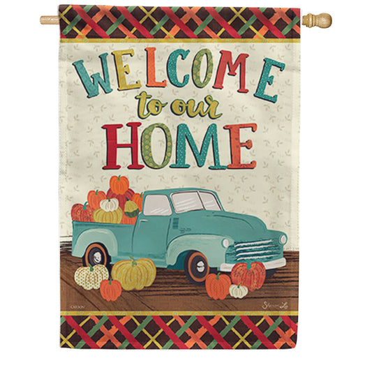 Carson Vintage Autumn House Flag