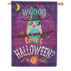Carson Whooo Loves Halloween? House Flag