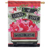 Carson Loads of Love Found Here House Flag