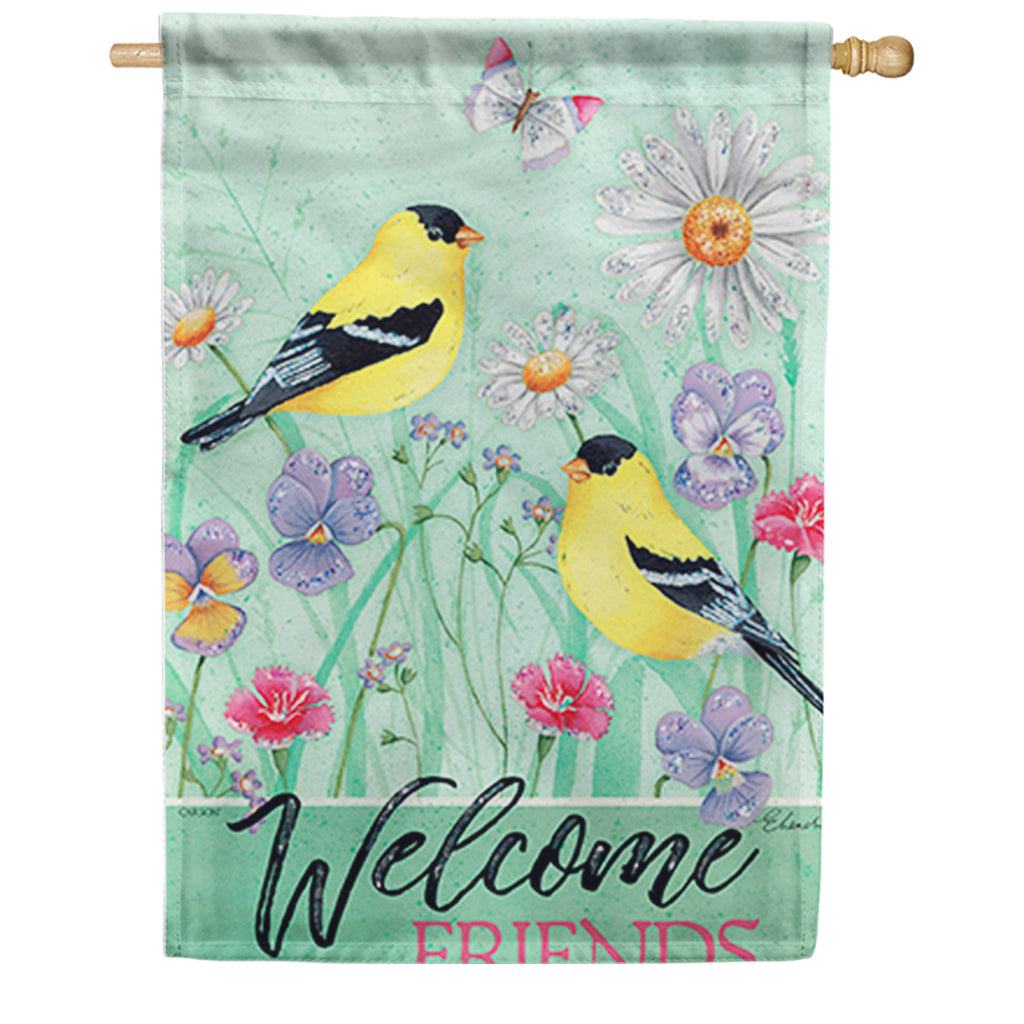 Carson Golden Friends House Flag