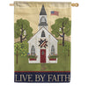 Carson Americana Church House Flag