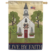Carson Americana Church House Flag