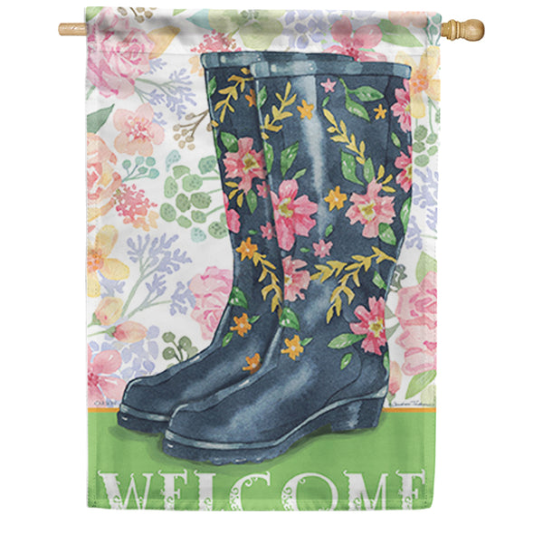 Carson Welcome Boots House Flag