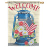Carson Freedom Lantern House Flag