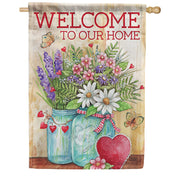 Carson Garden Love House Flag