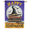 Carson Witch Hat & Books House Flag