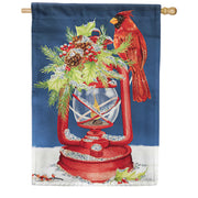 Carson Holiday Lantern House Flag