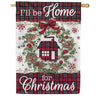 Carson Plaid Cabin House Flag
