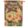Carson Happy Harvest Turkey House Flag