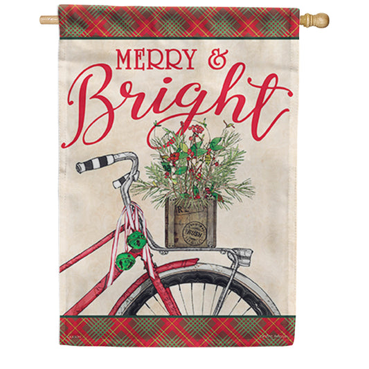Carson Red Bike House Flag