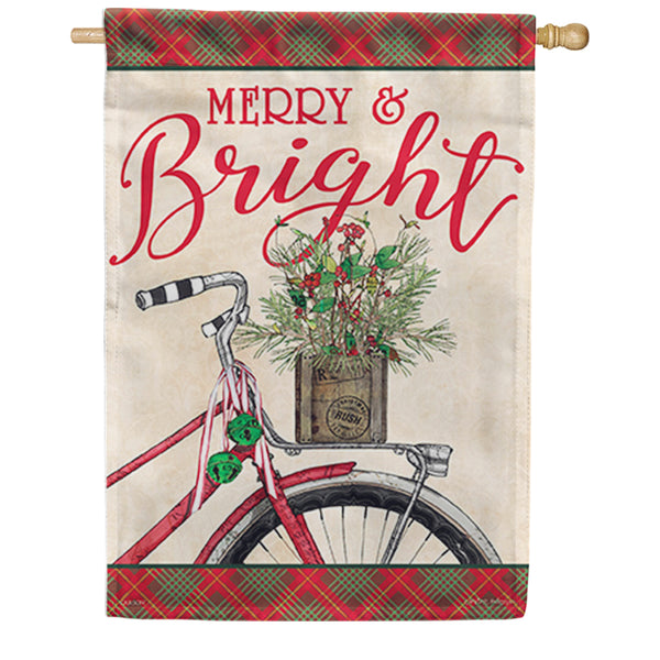 Carson Red Bike House Flag