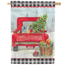 Carson Holiday Joy House Flag