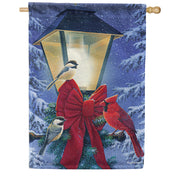 Carson Holiday Night Light House Flag